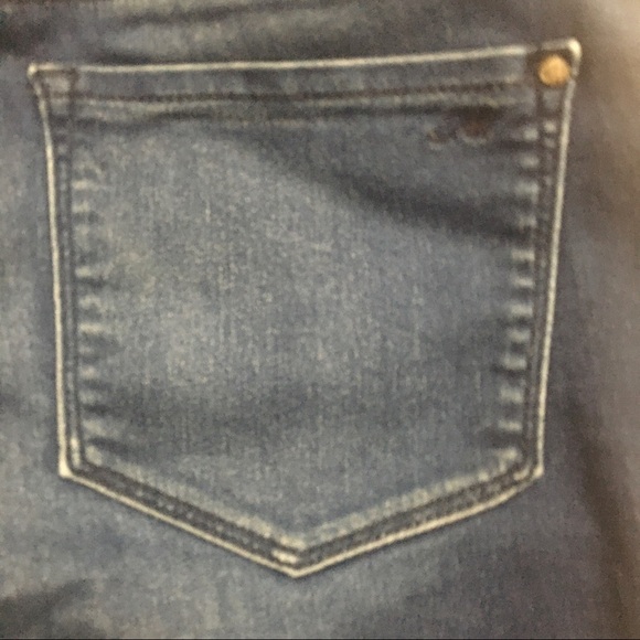 Mavi Jeans Kendra High Rise Straight Leg Jeans Medium Wash Stretch Denim Blue 30 - Picture 6 of 9